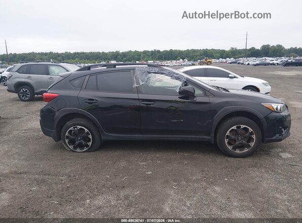 JF2GTAEC6NH232563 2022 SUBARU CROSSTREK Black Սալոնի հետևի տեսք