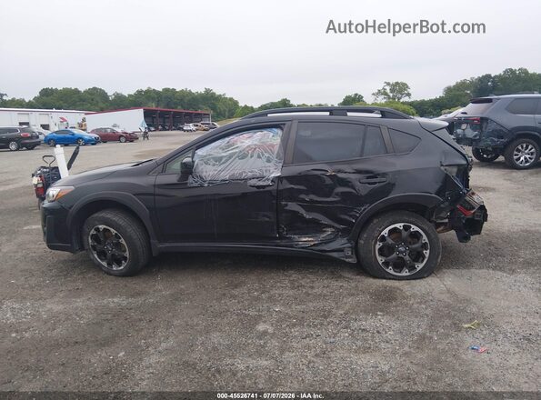 JF2GTAEC6NH232563 2022 SUBARU CROSSTREK Black Սալոնի 360 աստիճան տեսք
