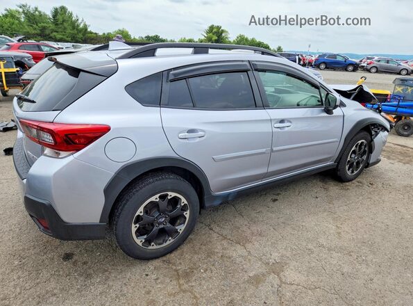 JF2GTAEC7M8327681 2021 SUBARU CROSSTREK Silver უკანა მარჯვენა