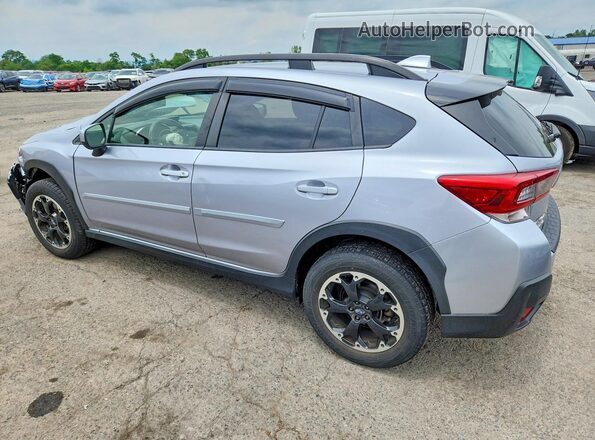 JF2GTAEC7M8327681 2021 SUBARU CROSSTREK Silver უკანა მარცხენა