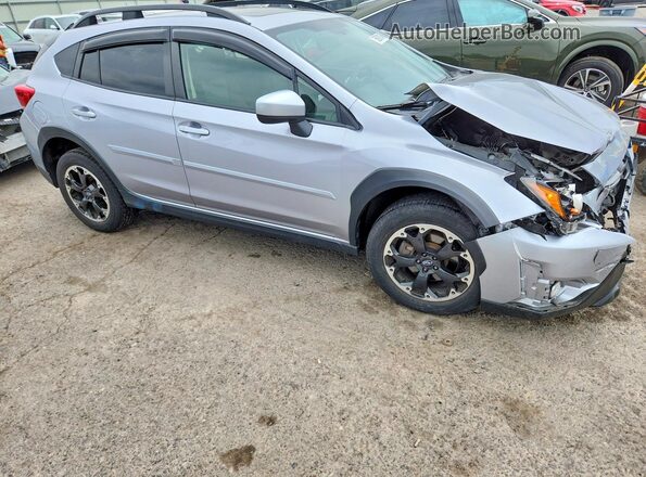JF2GTAEC7M8327681 2021 SUBARU CROSSTREK Silver წინა მარჯვენა