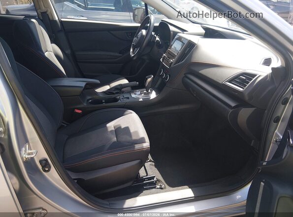 JF2GTAEC7M8677182 2021 SUBARU CROSSTREK Gray Вид салону спереду