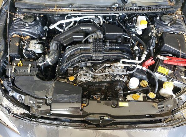 JF2GTAEC7MH389422 2021 SUBARU CROSSTREK Charcoal Engine compartment view