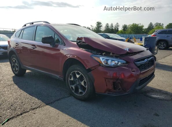 JF2GTAEC8K8355163 2019 SUBARU CROSSTREK Темно-бордовый Передняя правая четверть