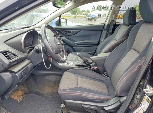 JF2GTAEC8KH350061 2019 SUBARU CROSSTREK Черный Вид салона спереди