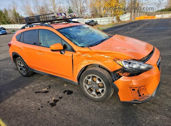 JF2GTAEC8KH367393 2019 SUBARU CROSSTREK Orange Front right