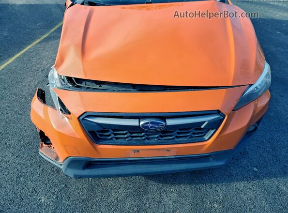 JF2GTAEC8KH367393 2019 SUBARU CROSSTREK Orange Rear interior view