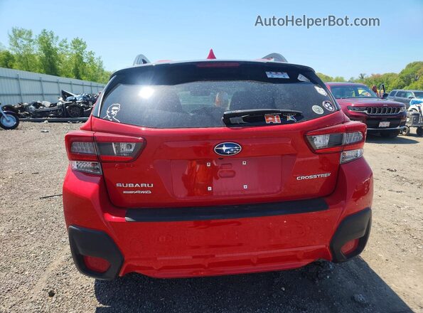 JF2GTAEC8LH204177 2020 SUBARU CROSSTREK Red Հետևի տեսք
