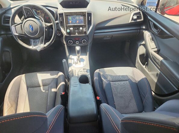JF2GTAEC8LH204177 2020 SUBARU CROSSTREK Red Առջևի վահանակի տեսք