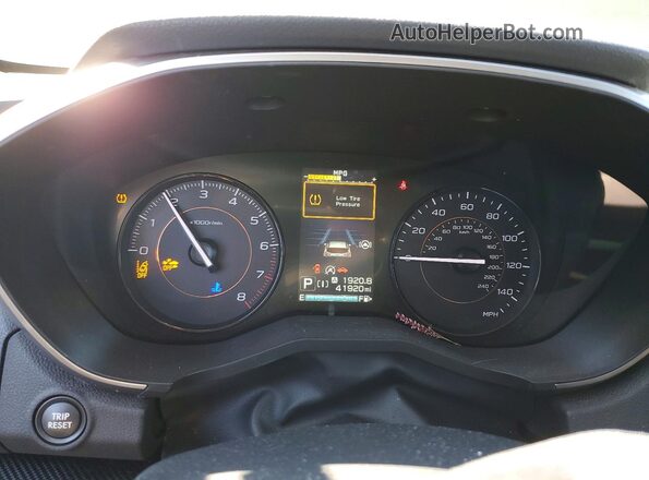 JF2GTAEC8PH228016 2023 SUBARU CROSSTREK Green Vista del cuadro de instrumentos