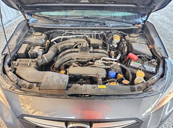 JF2GTAEC9M8300854 2021 SUBARU CROSSTREK Gray Շարժիչի բաժամունքի տեսք