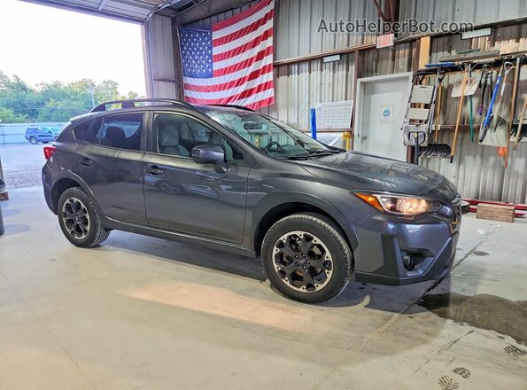 JF2GTAEC9M8300854 2021 SUBARU CROSSTREK Gray Առջևի աջ