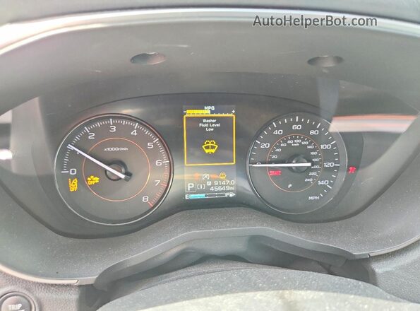 JF2GTAEC9MH356454 2021 SUBARU CROSSTREK Blue Vista del cuadro de instrumentos
