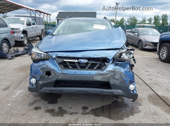 JF2GTAEC9MH358883 2021 SUBARU CROSSTREK Blue Widok wnętrza z tyłu