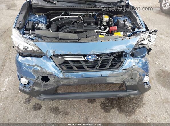 JF2GTAEC9MH358883 2021 SUBARU CROSSTREK Blue Widok z tyłu