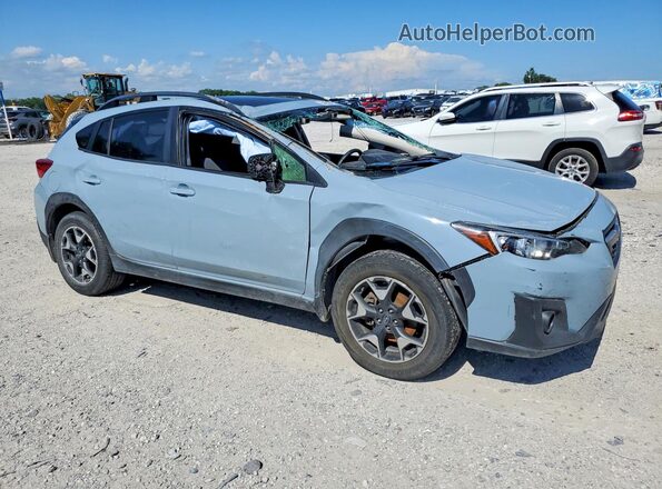 JF2GTAECXLH243997 2020 SUBARU CROSSTREK Синий Передняя правая четверть