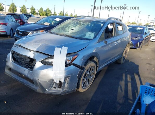 JF2GTAECXLH249654 2020 SUBARU CROSSTREK Silver Vista tres cuartos delantera izquierda