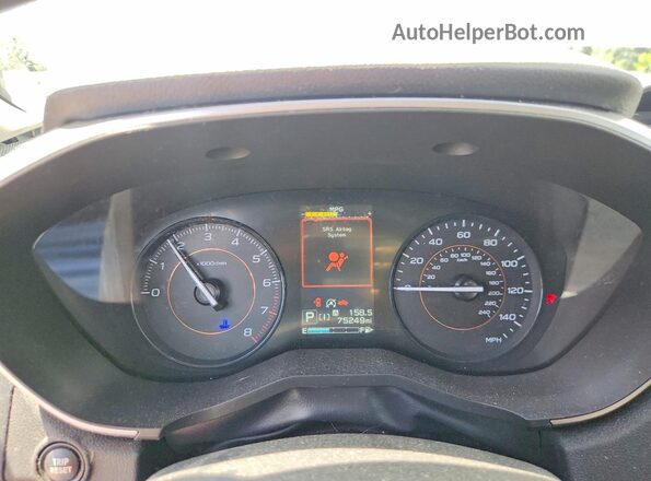 JF2GTAECXM8304735 2021 SUBARU CROSSTREK Белый Вид щитка приборов