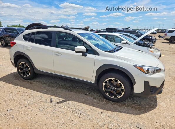 JF2GTAECXM8304735 2021 SUBARU CROSSTREK Белый Передняя правая четверть