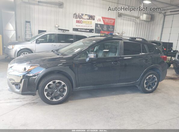 JF2GTAECXN8201512 2022 SUBARU CROSSTREK Black სალონის 360-გრადუსიანი ხედი
