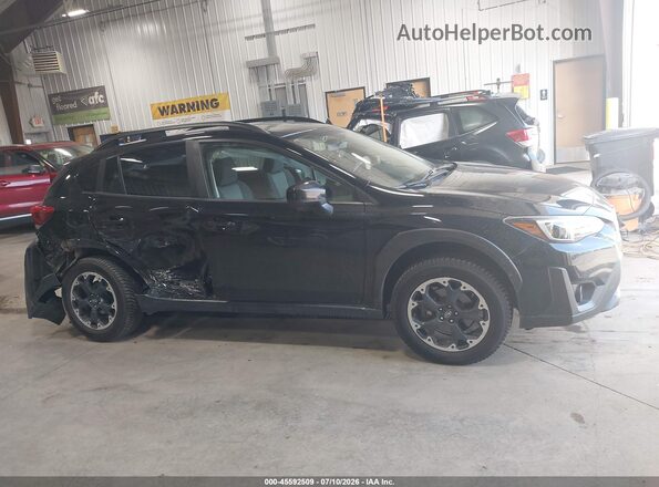 JF2GTAECXN8201512 2022 SUBARU CROSSTREK Black უკანა სალონის ხედი