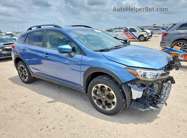 JF2GTAECXPH245433 2023 SUBARU CROSSTREK Blue Delantero derecho