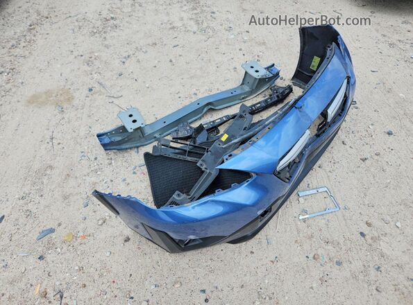 JF2GTAECXPH245433 2023 SUBARU CROSSTREK Blue Vista de la etiqueta del VIN