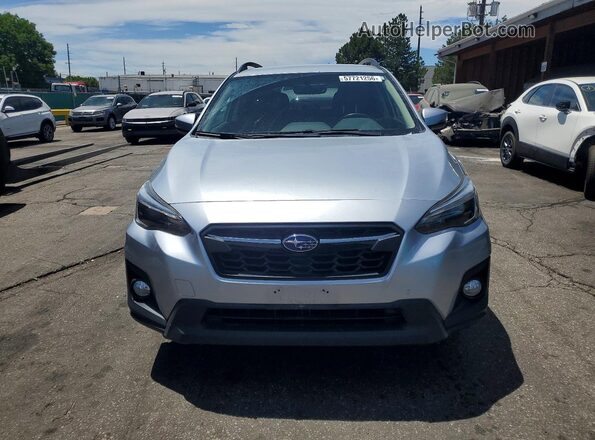 JF2GTAJC1JH313843 2018 SUBARU CROSSTREK Gray Front view