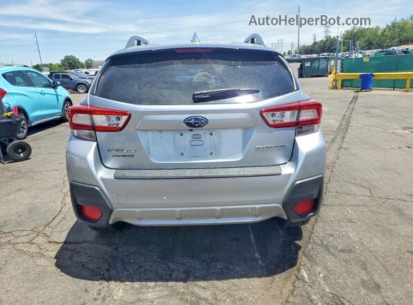 JF2GTAJC1JH313843 2018 SUBARU CROSSTREK Gray Rear view