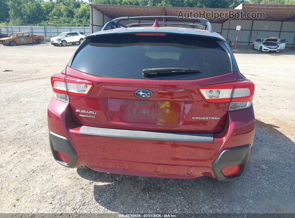 JF2GTAJC2JH229966 2018 SUBARU CROSSTREK Темно-бордовый 