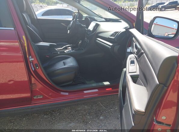 JF2GTAJC2JH229966 2018 SUBARU CROSSTREK Темно-бордовый Вид салона спереди
