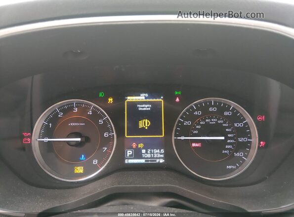JF2GTAJC6JH316530 2018 SUBARU CROSSTREK Silver Widok tylnych siedzeń
