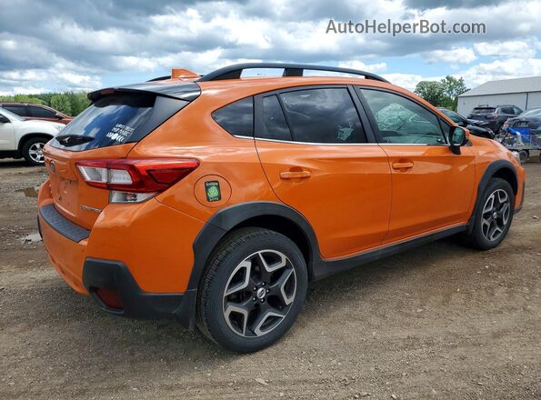 JF2GTALC0J8246035 2018 SUBARU CROSSTREK Orange Задня права чверть