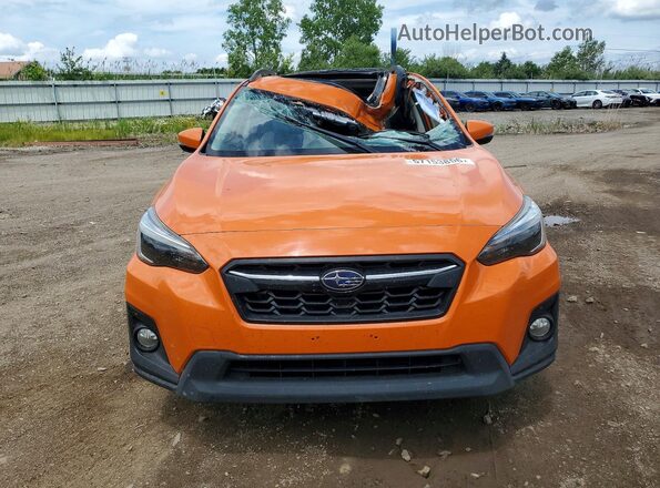 JF2GTALC0J8246035 2018 SUBARU CROSSTREK Orange Вид спереду