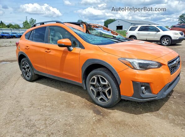 JF2GTALC0J8246035 2018 SUBARU CROSSTREK Orange Передня права чверть
