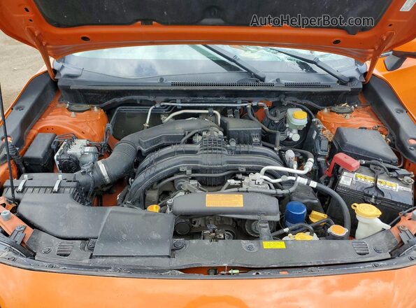JF2GTALC0J8246035 2018 SUBARU CROSSTREK Orange Вид підкапотного простору
