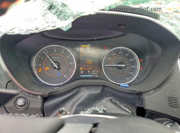 JF2GTALC0J8246035 2018 SUBARU CROSSTREK Orange Вид щитка приладів