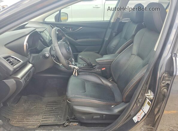 JF2GTALC2JH271745 2018 SUBARU CROSSTREK Gray Widok wnętrza z przodu