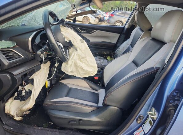 JF2GTALC3JH310097 2018 SUBARU CROSSTREK Blue Vista interior delantera