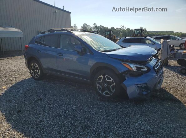 JF2GTALC5JH320808 2018 SUBARU CROSSTREK Blue Передня права чверть