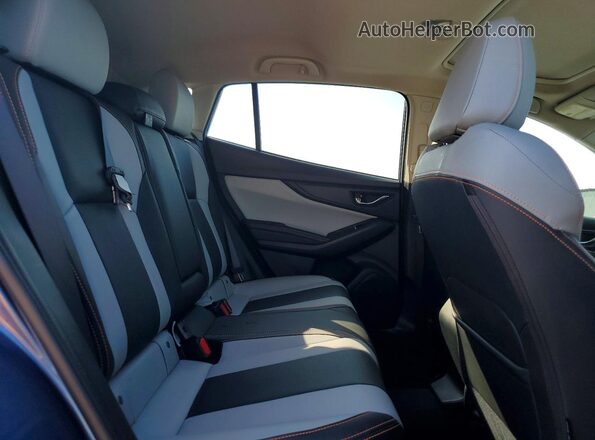 JF2GTALC5JH320808 2018 SUBARU CROSSTREK Blue Вид задньої частини салону
