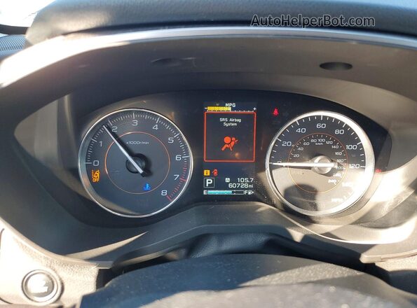 JF2GTALC5JH320808 2018 SUBARU CROSSTREK Blue Вид щитка приладів
