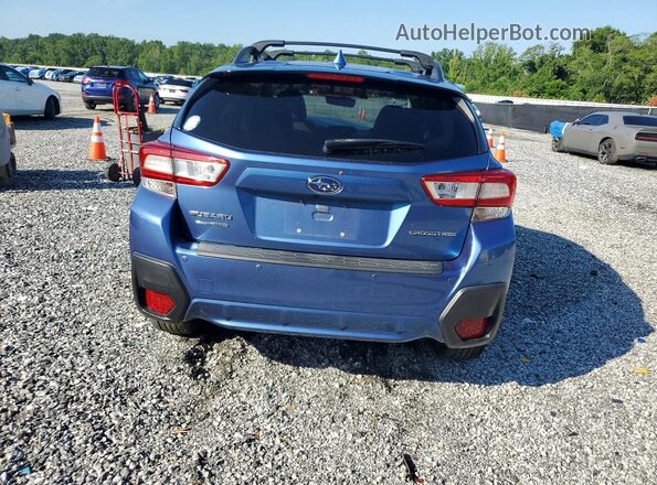 JF2GTALC5JH320808 2018 SUBARU CROSSTREK Blue Вид ззаду