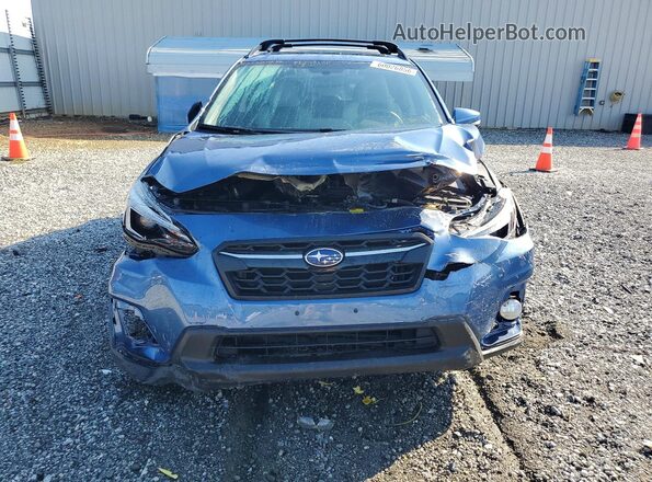 JF2GTALC5JH320808 2018 SUBARU CROSSTREK Blue Вид спереду