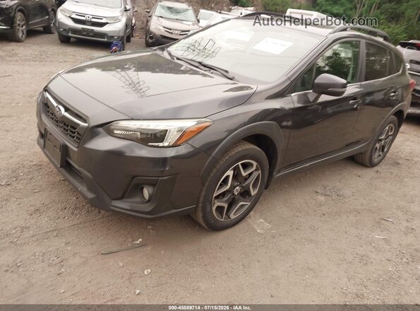 JF2GTALC9J8277915 2018 SUBARU CROSSTREK Black Front left