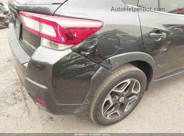 JF2GTALC9J8277915 2018 SUBARU CROSSTREK Black Front view