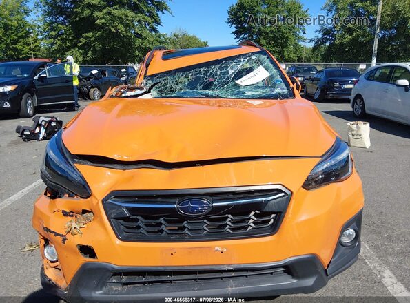 JF2GTALC9JH223708 2018 SUBARU CROSSTREK Orange Vista del cuadro de instrumentos
