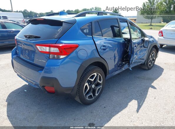 JF2GTALC9JH238564 2018 SUBARU CROSSTREK Blue Задня права чверть