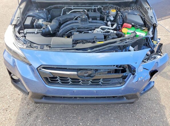 JF2GTAMC0K8225539 2019 SUBARU CROSSTREK Blue Widok komory silnika