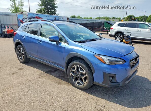 JF2GTAMC0K8225539 2019 SUBARU CROSSTREK Blue Przód prawy